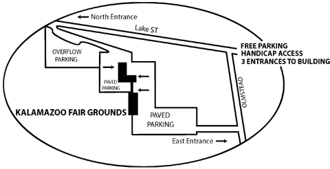 Map of the Kalamazoo Count Fair Grounds